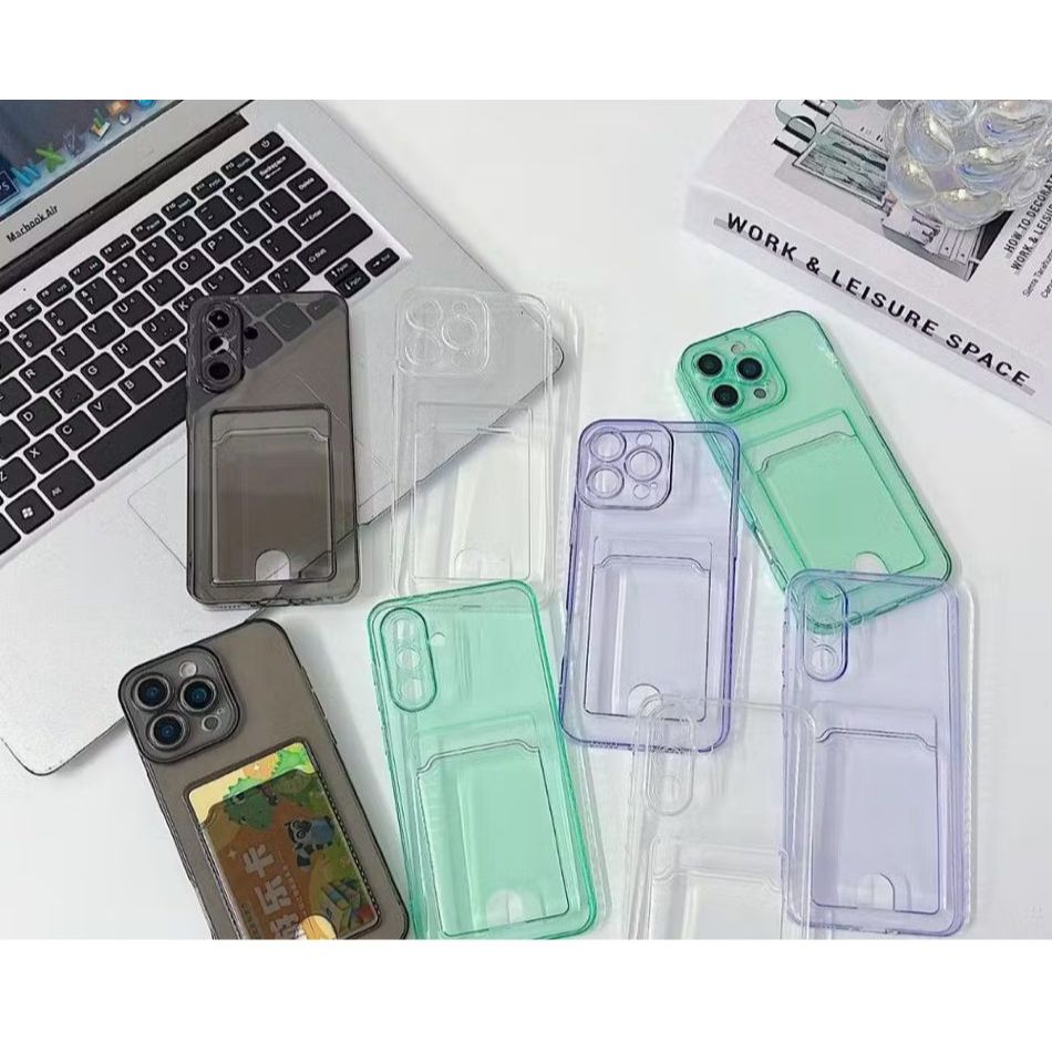 เคส ซองใส่บัตรแบบใส Case Techno Camon 50 Techno Camon 50 pro Techno Spark 50
