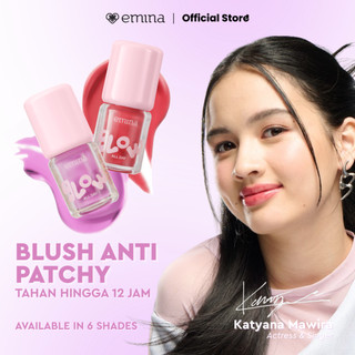 NEW! Emina Glow All Day Liquid Blush 2.5 g – Blush On Cair Natural Glow, Ringan Mudah Dibaurkan, Smooth Blurring Effect Samarkan Pori, Long Lasting 12 Jam Transferproof Water Resistant, Diperkaya Ectoin, Vitamin E & Botanical Blend