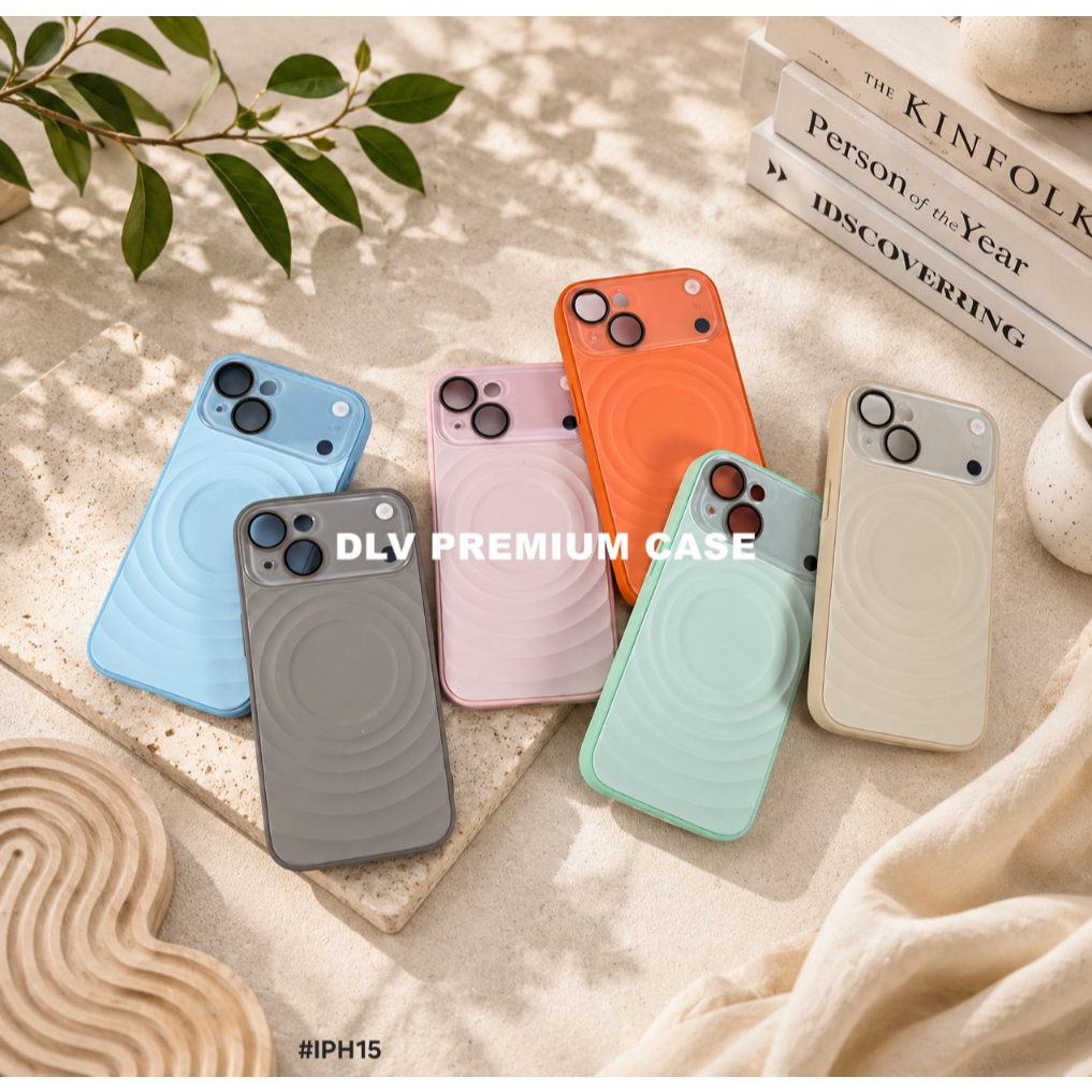 (look Like ip17 ) เคสซิลิโคน Antinoda Water Ripple Magnetic Case Iphone 15 Iphone 15 Pro Iphone 15 P