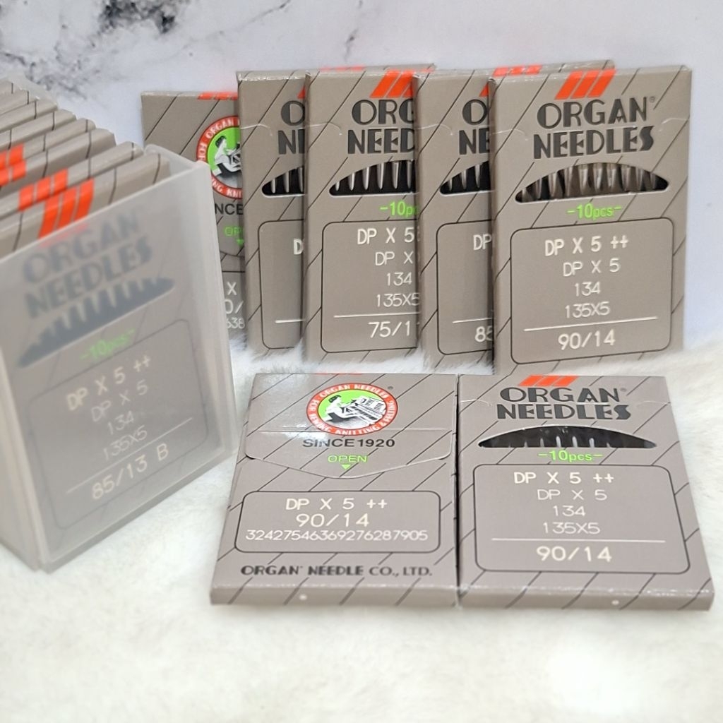DPX5++ อวัยวะ SEWING NEEDLES / ORIGINAL ORGATE SEWING NEEDLES / ZIG ZAG ORGAN SEWING NEEDLES