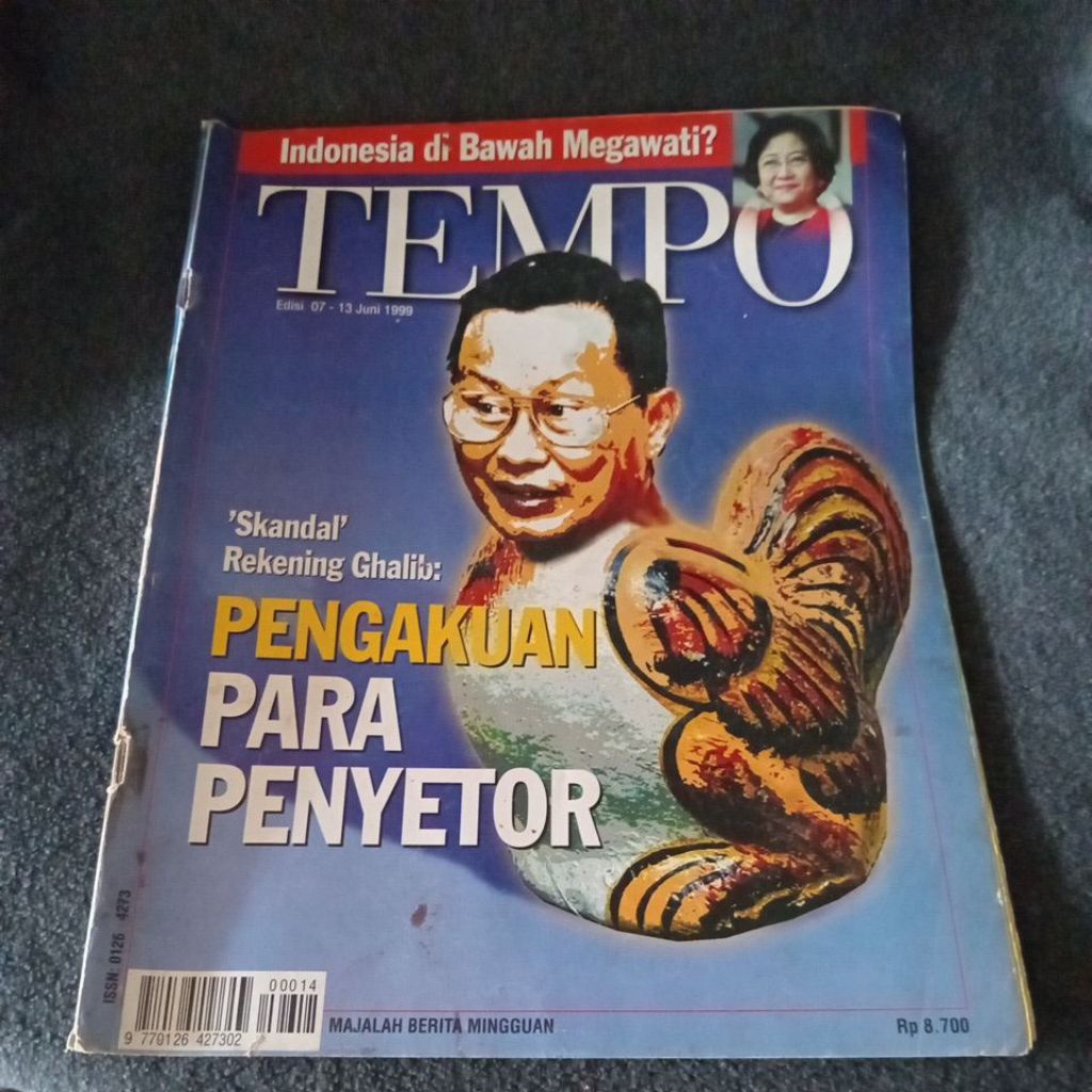 TEMPO MAGAZINE EDITION 07-13 JUNE 1999 - INDONESIA BELOW MEGAWATI