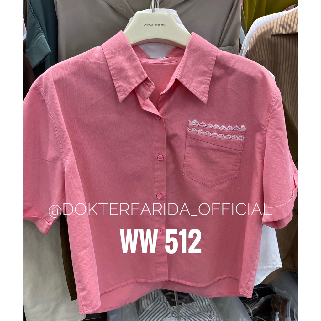 KEMEJA Wanwan Clothing Brand เสื้อเชิ้ตแขนสั้นโอเวอร์ไซส์