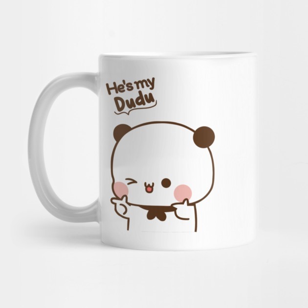 Dudu ของฉันของเขา - Bubu Dudu Mochi Peach Goma Cat Tea Mug