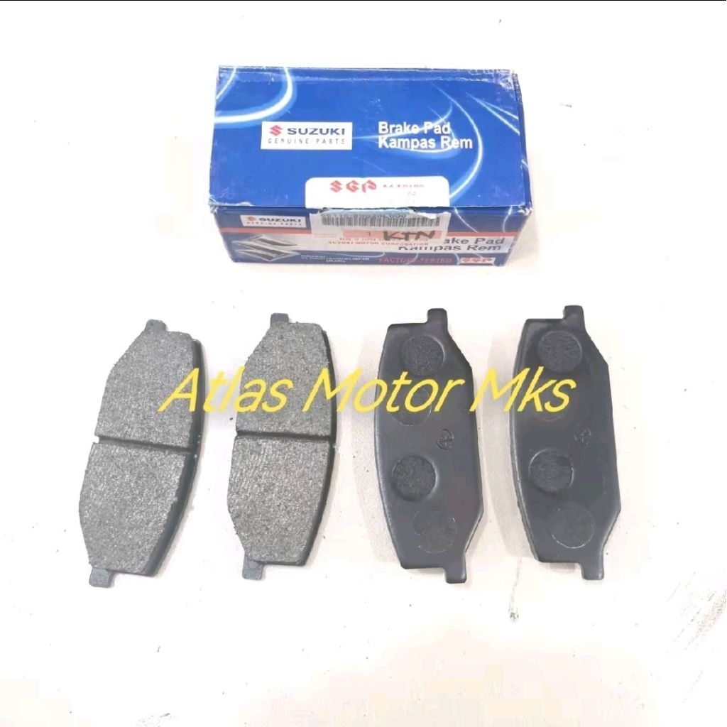 [1SET] ผ้าเบรค DISC PAD SUZUKI KATANA / SJ410 / SJ-410 - SUZUKI 55110-80020L000