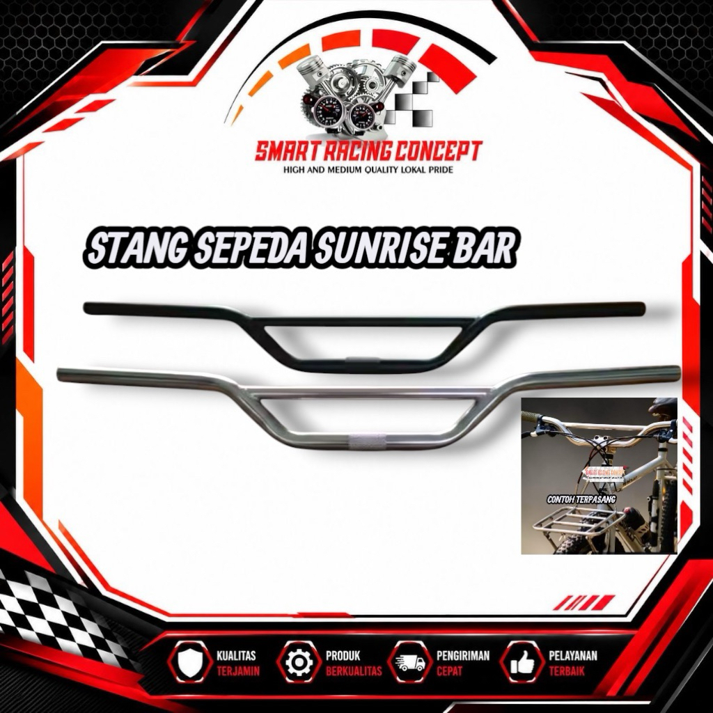 SUNRISE BAR HANDLEBAR SUNRISE MTB BMX BIKE FEDERAL COMMUTER BIKE FIXIE HANDLEBAR SURLY