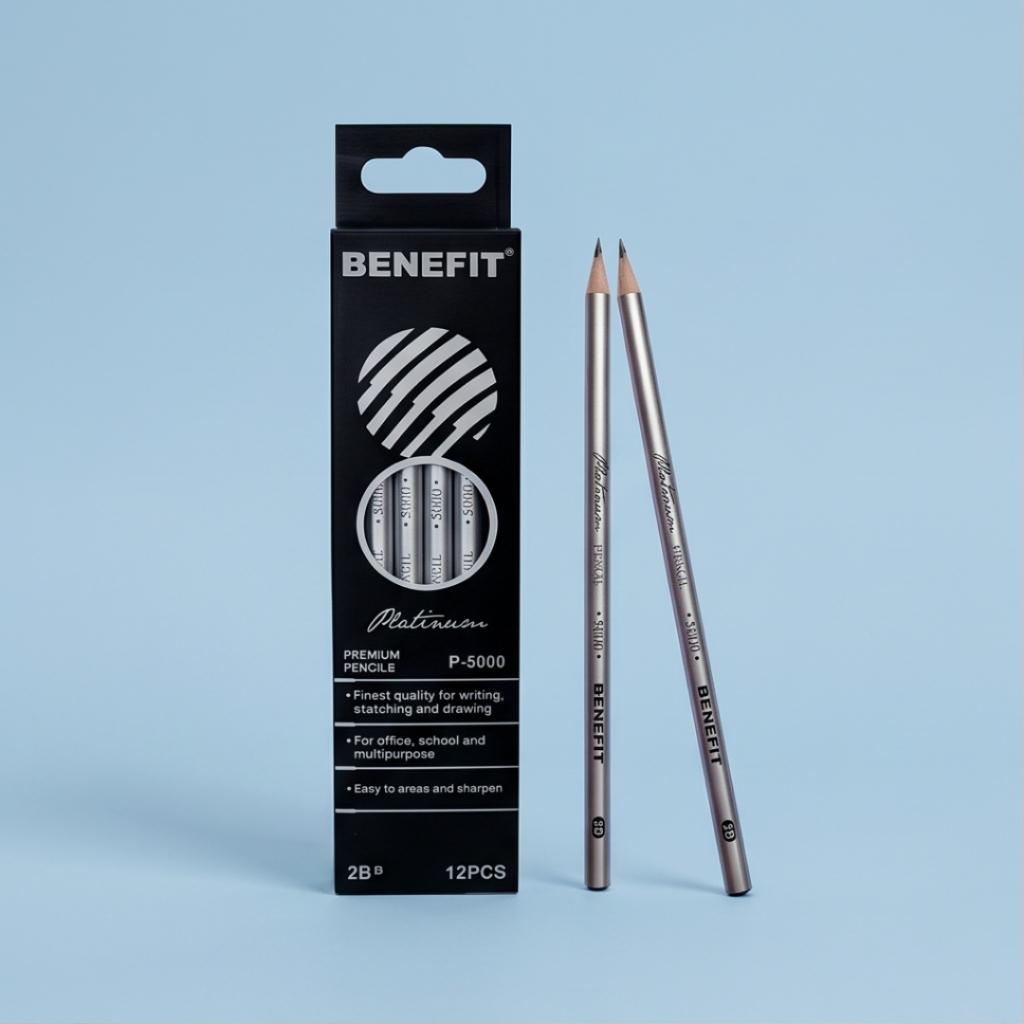 [ PCS ] 2B Benefit Premium P-5000 Platinum Exam Pencil