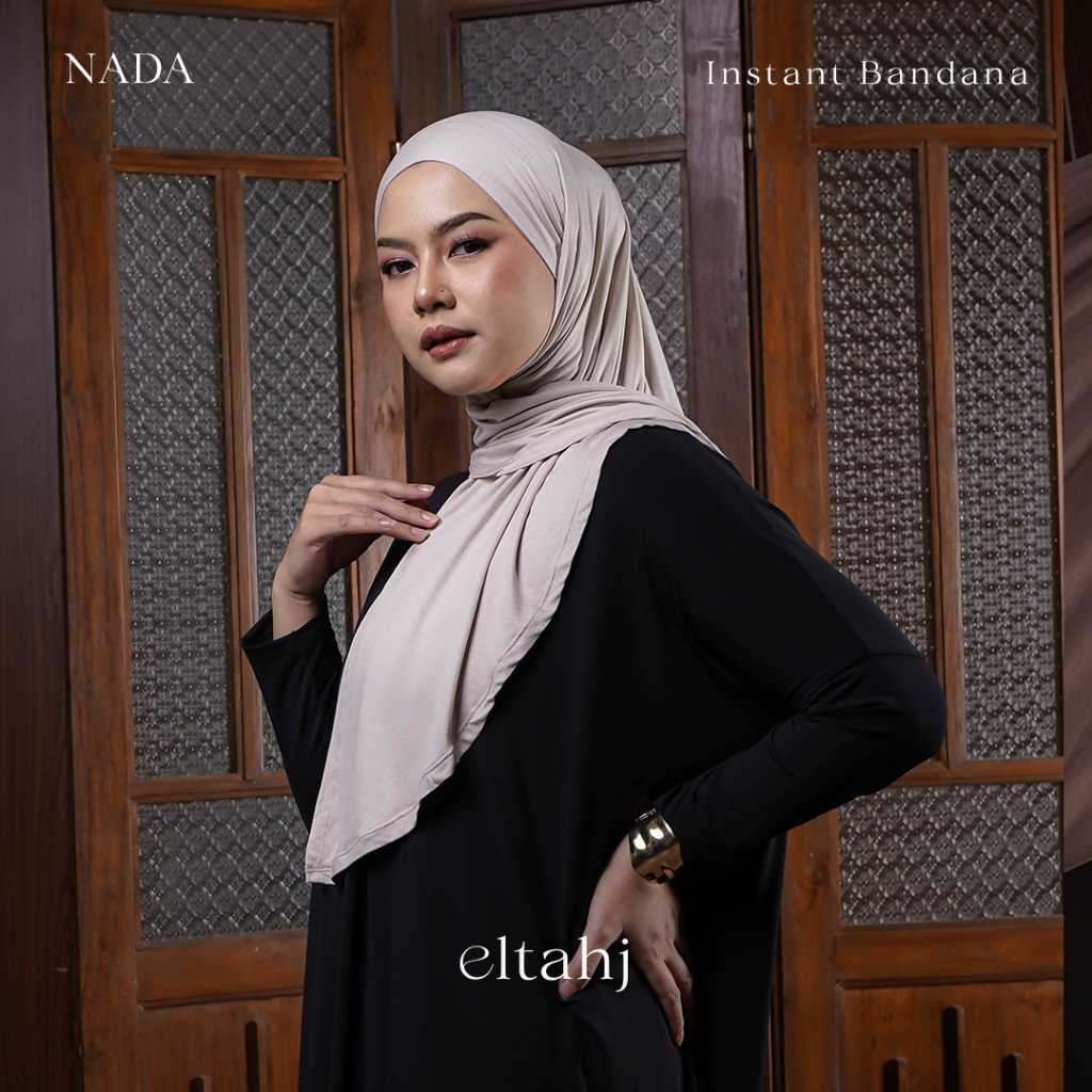 Eltahj - Nada Premium Instant Oval Bandana – Softเหนียว Hijab Daily Hijab Womens Veil