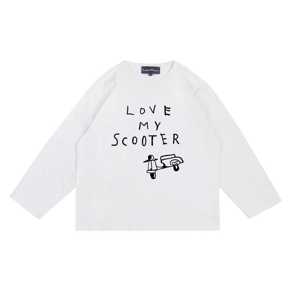 Livescoot Kids Long Sleeve Boxy I เสื้อยืดแขนยาวเด็ก - Lowlife
