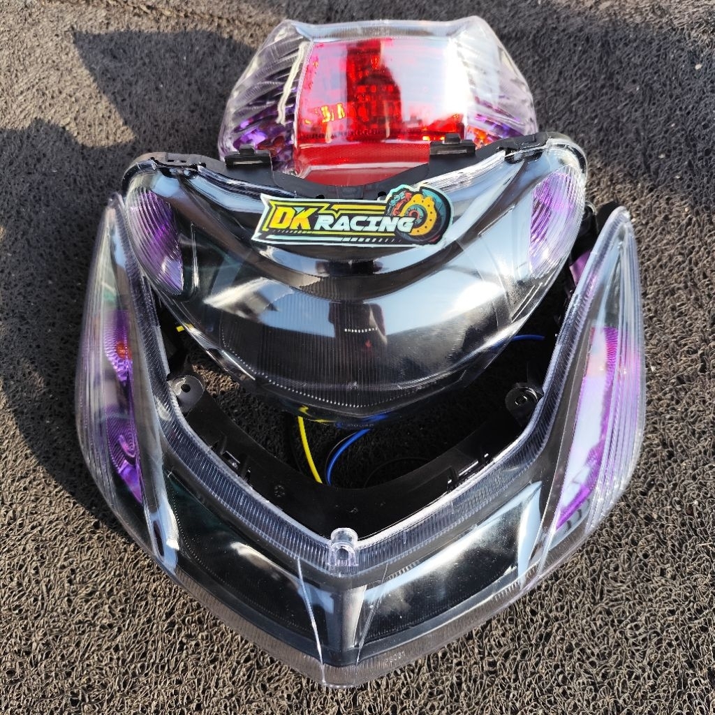 บรรจุุภัณฑ์ MIO SMILE MIO ใหม่สีม่วง HEADLIGHT REPLLER MIO SMILE MIO ใหม่ FRONT TURN SIGNAL ชุด MIO 