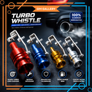 [GMGallery] Turbo Whistler Knalpot Racing Motor Mobil Aluminium - Siulan Knalpot Kendaraan Otomotif