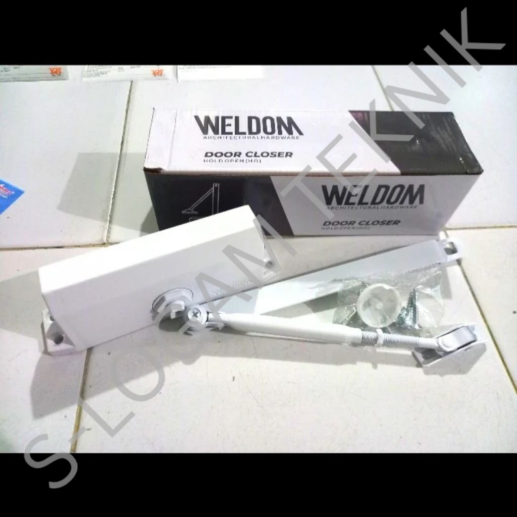 WELDOM ตัวปิดประตู Hold Open DCL168 WH ตัวปิดประตูสีขาว / ตัวปิดประตูอัตโนมัติ