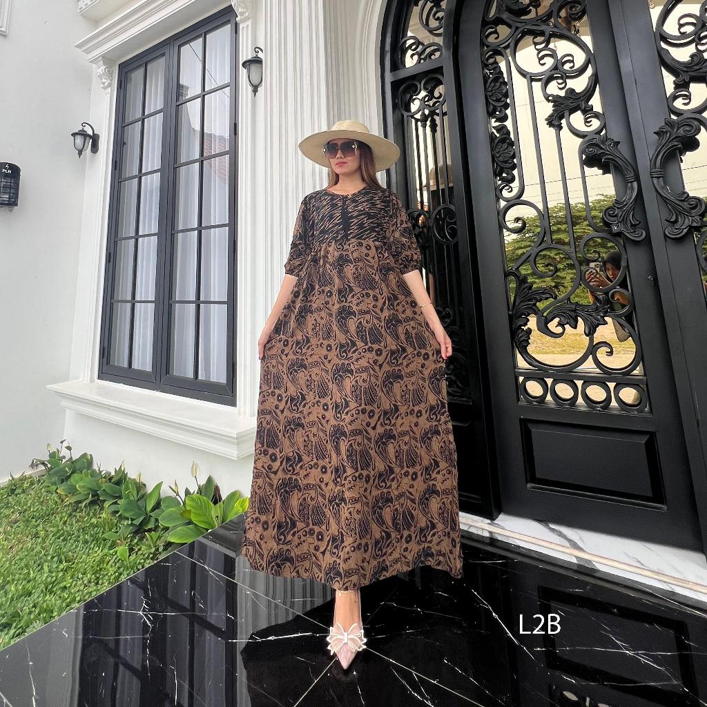 (RANDOM) LONGDRESS BATIK CAP BY VITELA LD 110