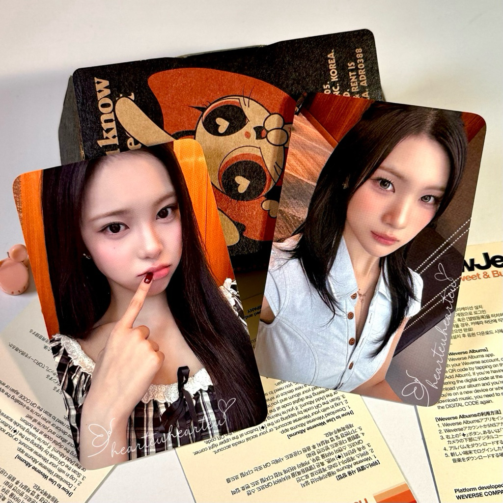Hearteuheartu [READY STOCK] HEARTS2HEARTS Ian & Juun Official Photocard จาก POB Fansign Ktown LA era