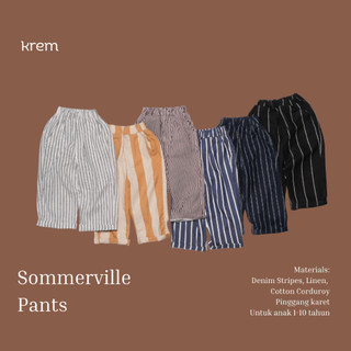KREM Sommerville Pants | Celana Anak Unisex Nyaman Usia 1-10 Tahun