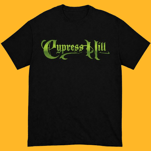 CYPRESS HILL Gradient Logo Vintage Retro Band T-Shirt - Unisex Regular & Boxy T-Shirt Merchandise Ba