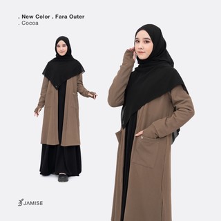 Jamise | Fara Outer Knit - Cardigan Panjang Wanita Korea