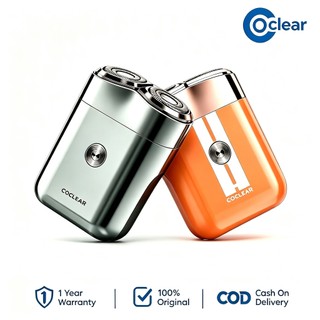COCLEAR CS007 Alat Cukur Elektrik Mini Portable Waterproof Pencukur Jenggot Kumis 3D Floating Anti Jepit USB Type-C Full Body Washable