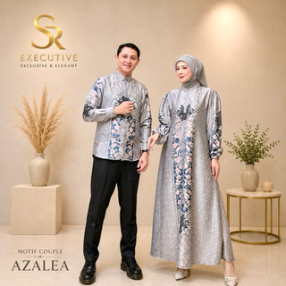 Gamis Wanita Muslimah Azalea Bahan Silk Premium Nyaman Dipakai Ukuran Lengkap