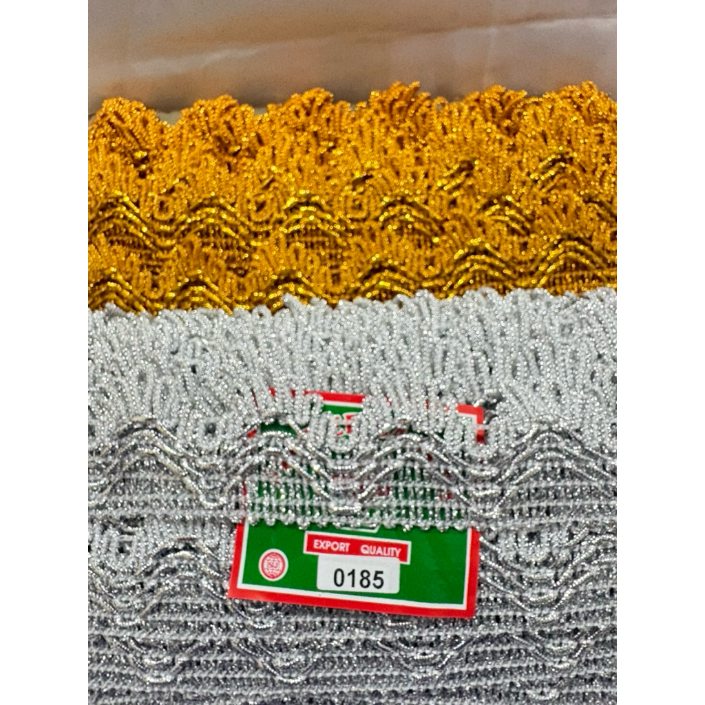 Gold & Silver Crown 0185 / Gold Lace / Crown Lace / Mountain Lace / Mountain Motif