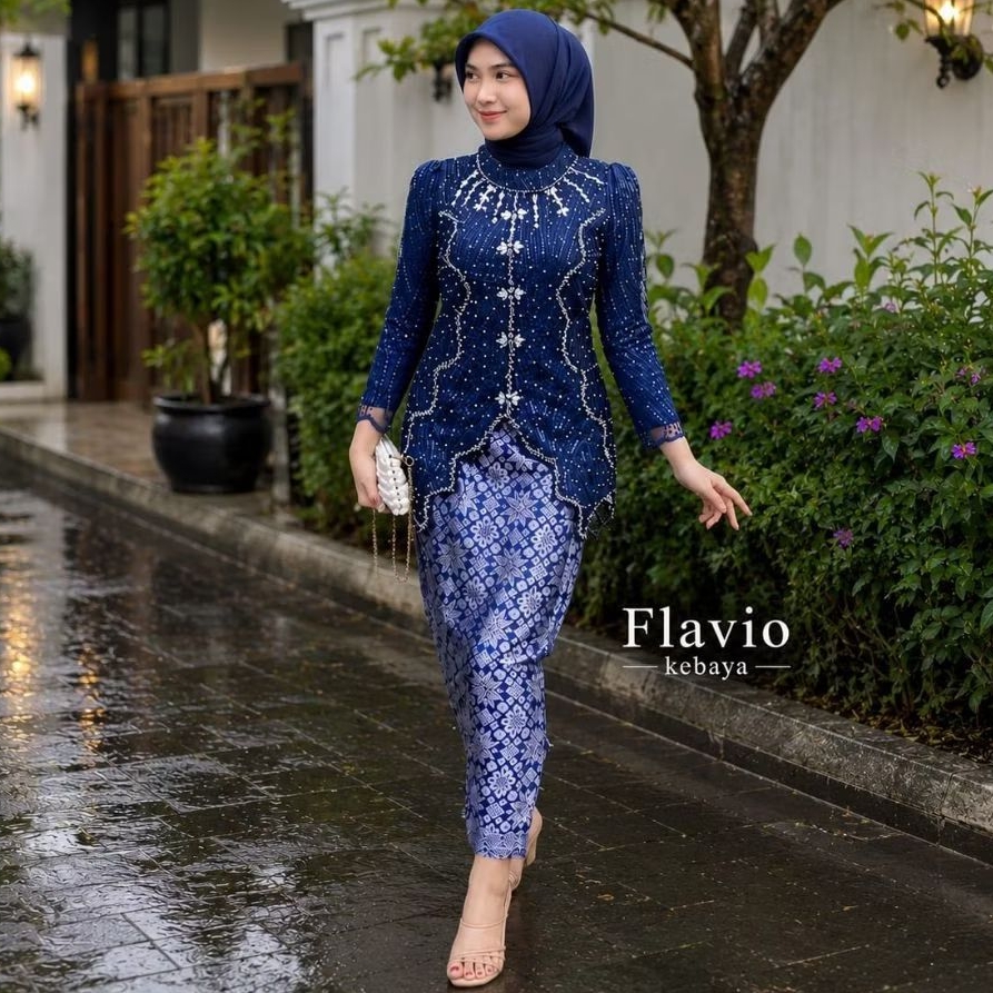 PARTY KEBAYA BLOUSE AGNESS SPANGGLE - เจ้าสาวปาร์ตี้ KEBAYA ผู้สําเร็จการศึกษา