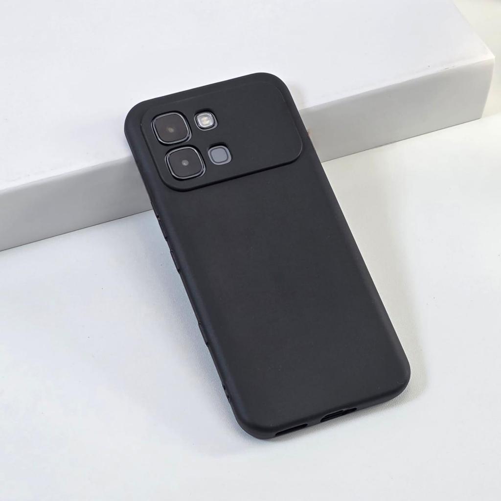 Macaron Black Soft case Slim matte เข้ากันได้สําหรับ INFINIX GT 30-INFINIX GT 30 PRO-INFINIX HOT 60 