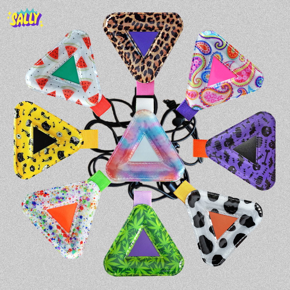 SALLY Triangle Reflector Special - แผ่นสะท้อนแสงสามเหลี่ยมสําหรับอานจักรยานเช่น Bluelug