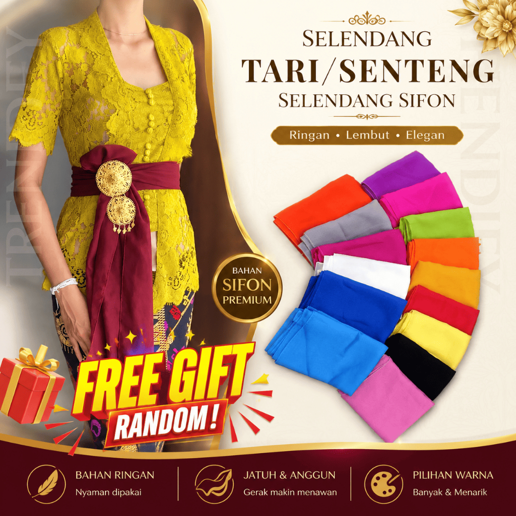 Trendy44_SHAWL / CHIFON SHAWL / BALI SHAWL / BALI SENTANG / SHAWL FOR DANCE