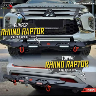 Bumper Mobil Rhiino Raptor Bamper Depan Belakang Tanduk Towingbar Staterpack Mobil All New Rush Avanza Fortuner Pajero Unnova Hilux Xpander