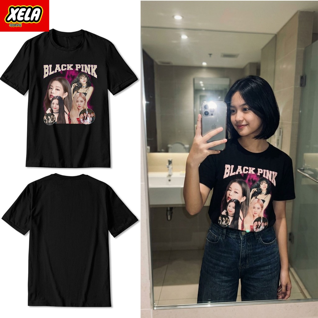 Xela Apparel - เสื้อยืด Kpop Blackpink สําหรับวัยรุ่น 15 ปี X1