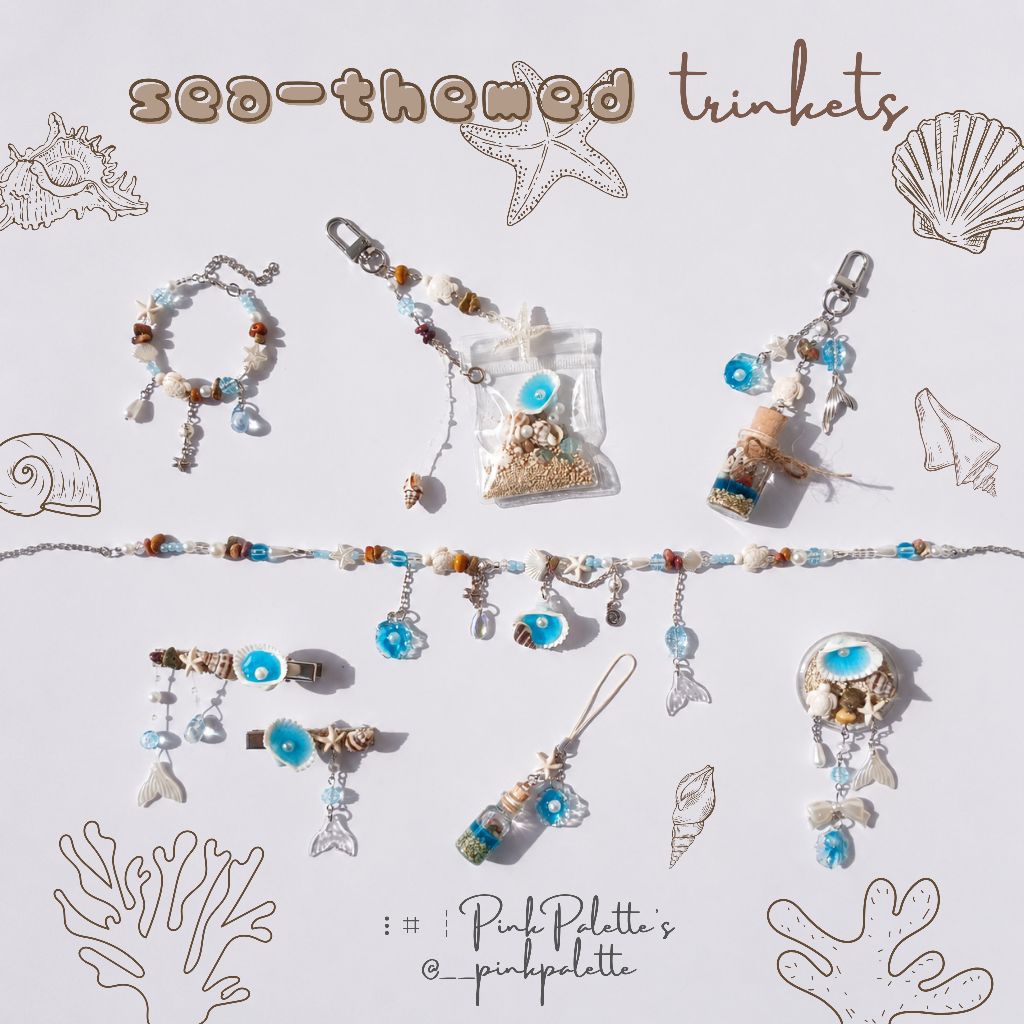 [PO] Sea Themed; Trinkets | เครื่องประดับแฟชั่นธีมทะเล