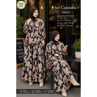 Remita Set Celana Rayon Premium Setelan Wanita by Athaya