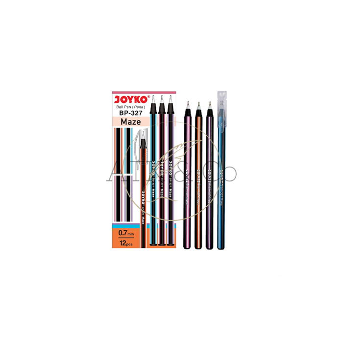 ปากกาลูกลื่น Joyko Maze 0.7 มม. BP-327 - ปากกาลูกลื่น Joyko Black