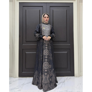 Safa Dress Black Exlusive By Elly Arsy
