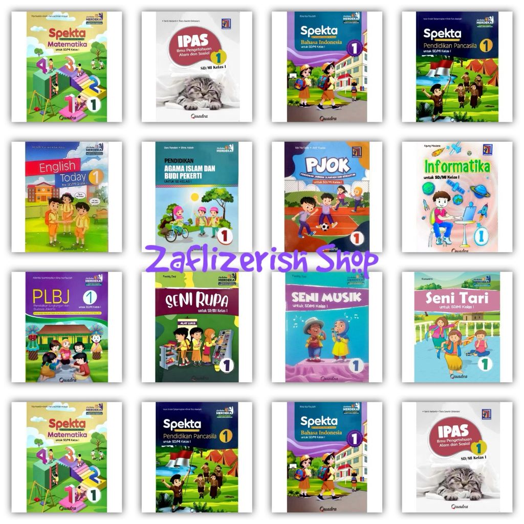 QUADRA - SPECTA BOOK สําหรับชั้นประถมศึกษาปีที่ 1/Islamic Elementary School Independent Curriculum -