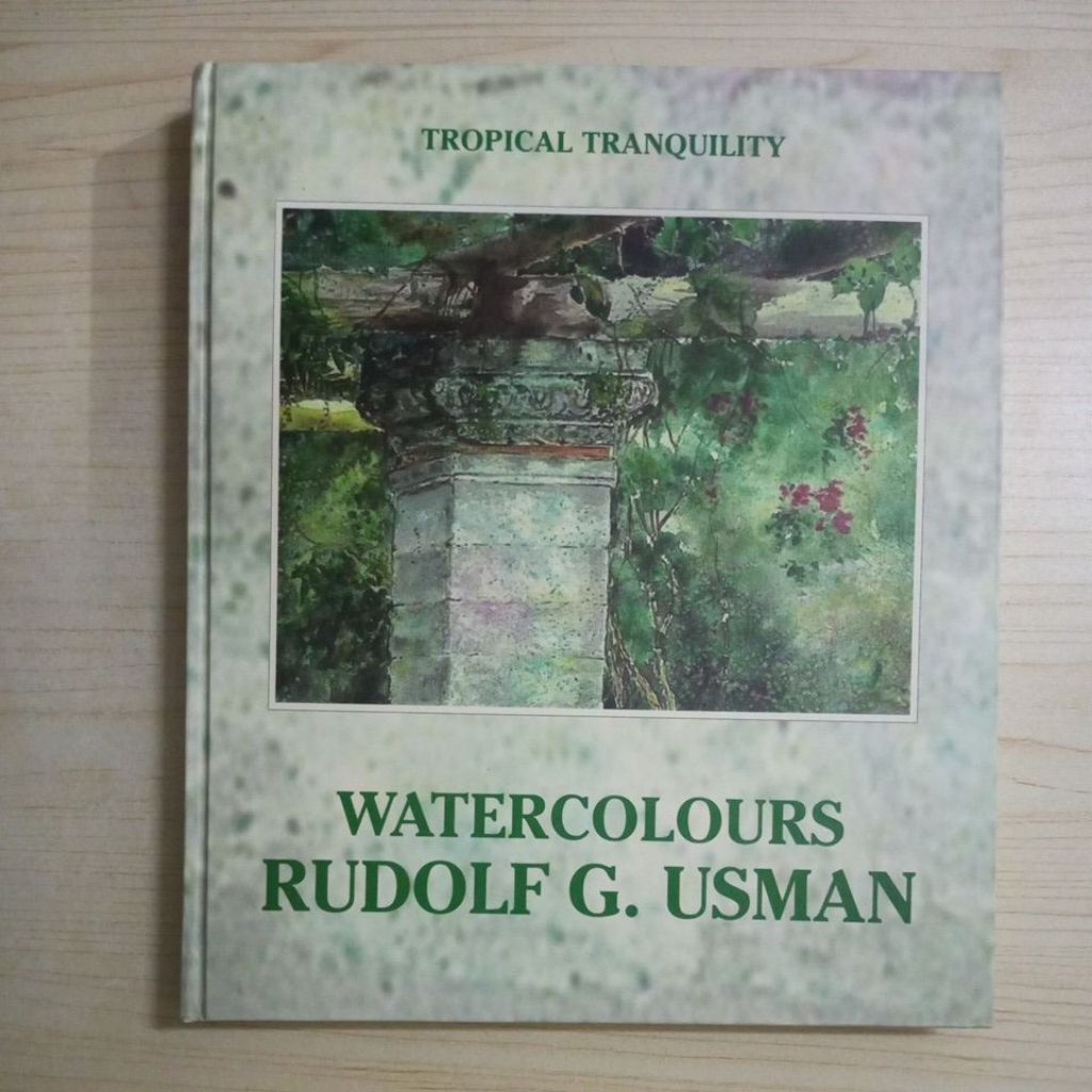 TROPICAL TRANQUILITY WATERCOLORS RUDOLF G USMAN BOOK