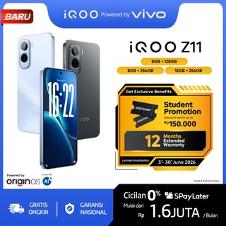 [NEW LAUNCH] iQOO Z11, 9020mAh Biggest Battery, 90W FlashCharge, Snapdragon 7s Gen 4, 7K VC Cooling System, 1.5K 144Hz AMOLED Display, OriginOS 6, 50MP Sony OIS Camera, IP68+IP69