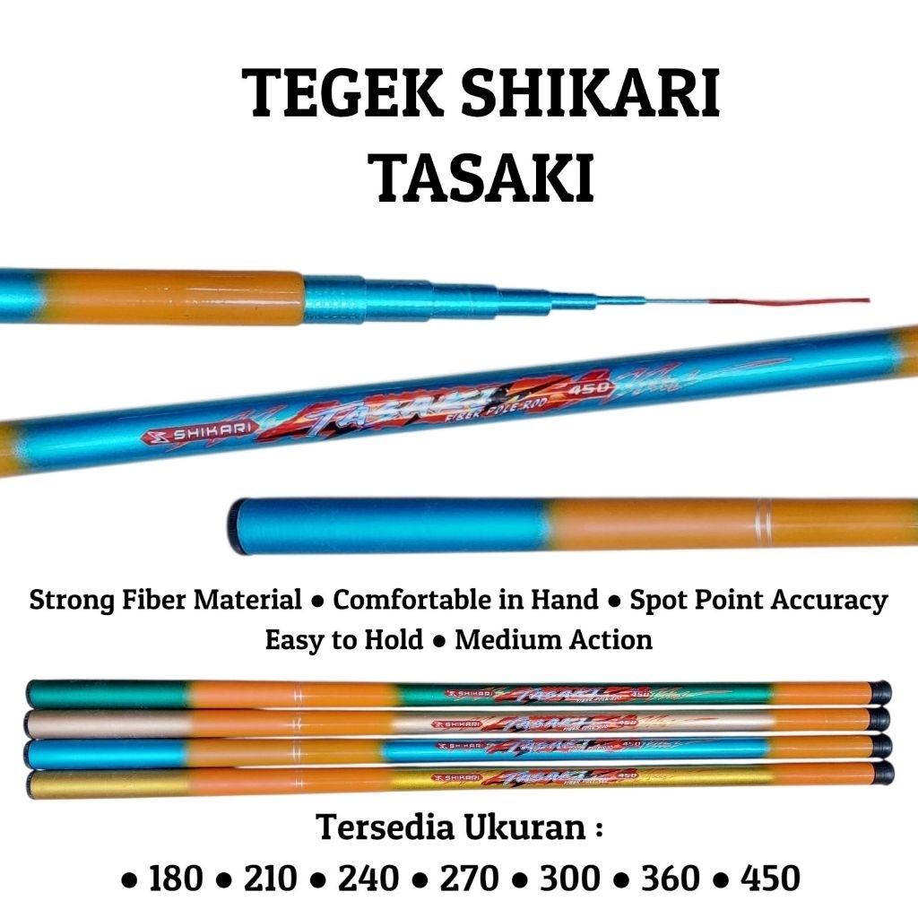 SHIKARI TASAKI 360CM POLE/TEGEK ROD