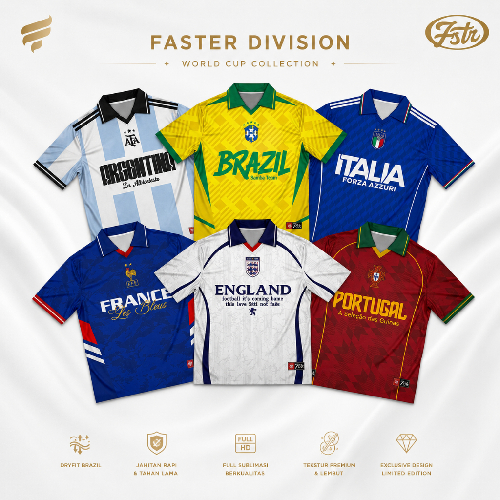 Fantasy World Cup Series 2026 World Cup Jersey ล่าสุดผู้ใหญ่และเด็ก-เสื้อฟุตบอลการเลือกตั้งโปรตุเกสอาร์เจนตินาอังกฤษบราซิลฝรั่งเศสอิตาลี