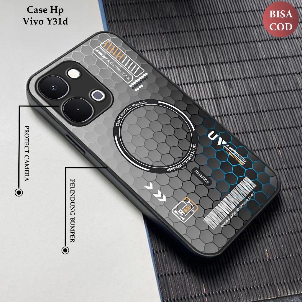 HP Vivo Y31D เคสโทรศัพท์ Vivo Y31D Body และเคสป้องกันกล้อง Vivo Y31D ซิลิโคน Vivo Y31D 5G โทรศัพท์ S