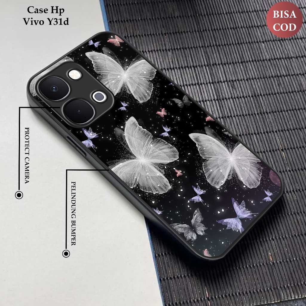 HP Vivo Y31D เคสโทรศัพท์ Vivo Y31D Body และเคสป้องกันกล้อง Vivo Y31D ซิลิโคน Vivo Y31D 5G โทรศัพท์ S