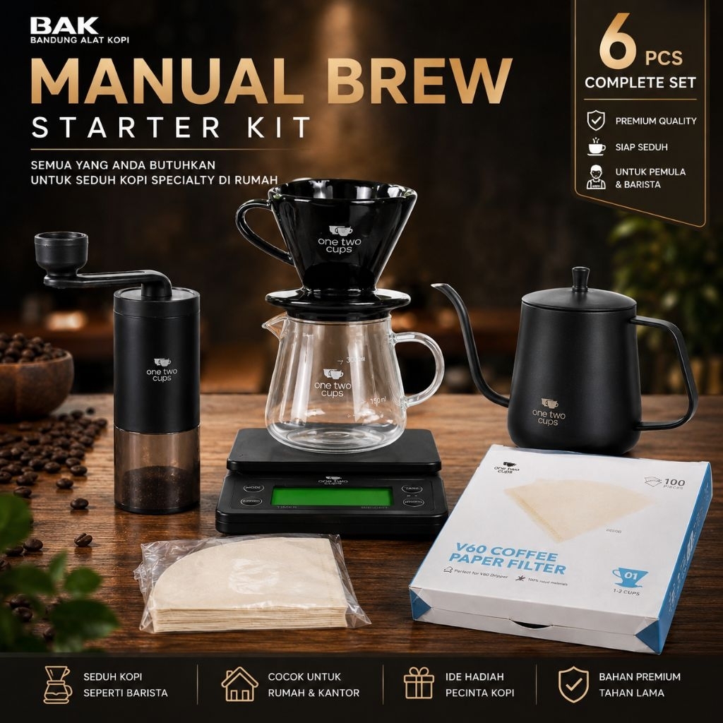 MANUAL BREW STARTER KIT – ชุดสมบูรณ์ 6 ชิ้น