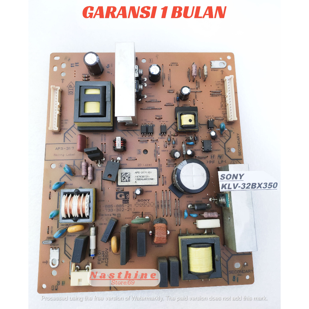 SONY LED TV - SPARE PARTS - SONY POWER TV PCB KLV-32BX350