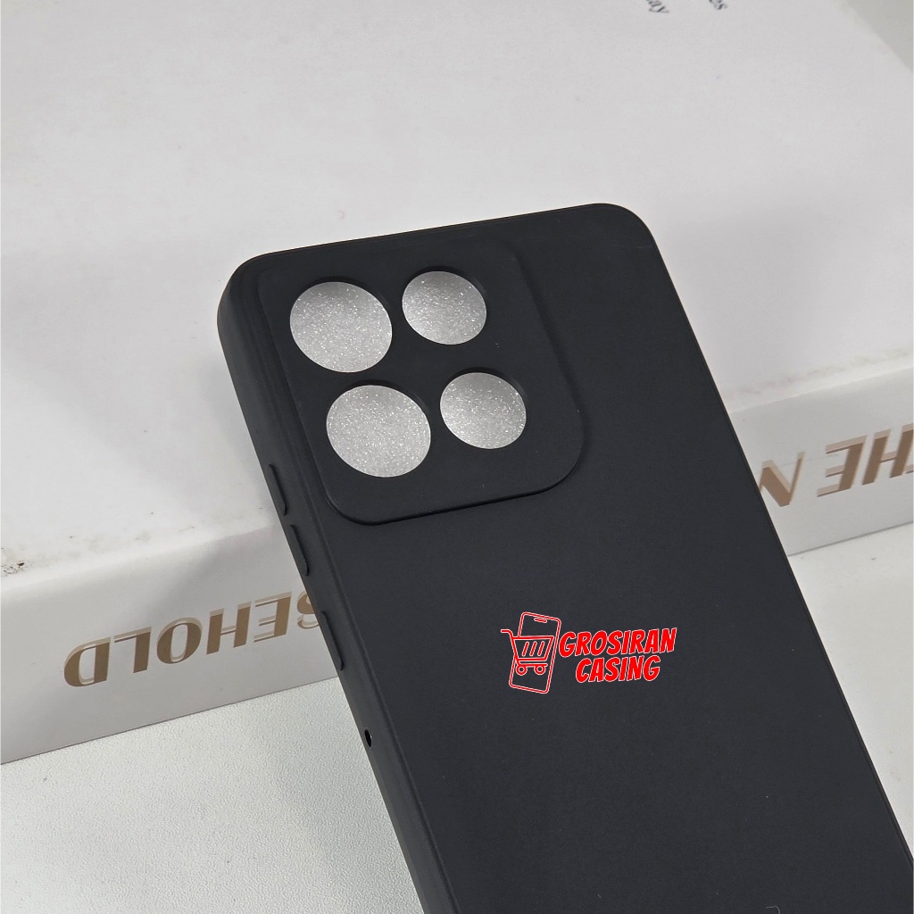 Vivo V70 Vivo V70 FE Softcase Candy Macaron Square BLACK / Square Edge case Vivo V70 Vivo V70 FE