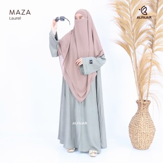 Alfajar - Abaya Gamis MAZZA Bahan Natfab Lyocell losse simple/ Abaya Umroh /  Abaya Lebaran
