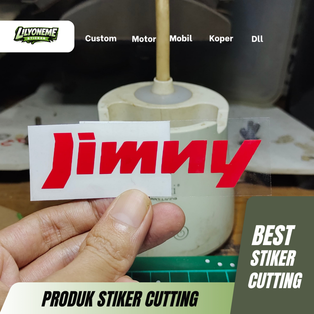 สติ๊กเกอร์ JIMNY | สติ๊กเกอร์ตัด | ชุดสูทแล็ปท็อปในรถยนต์แบบกําหนดเองสําหรับรถจักรยานยนต์ ETC