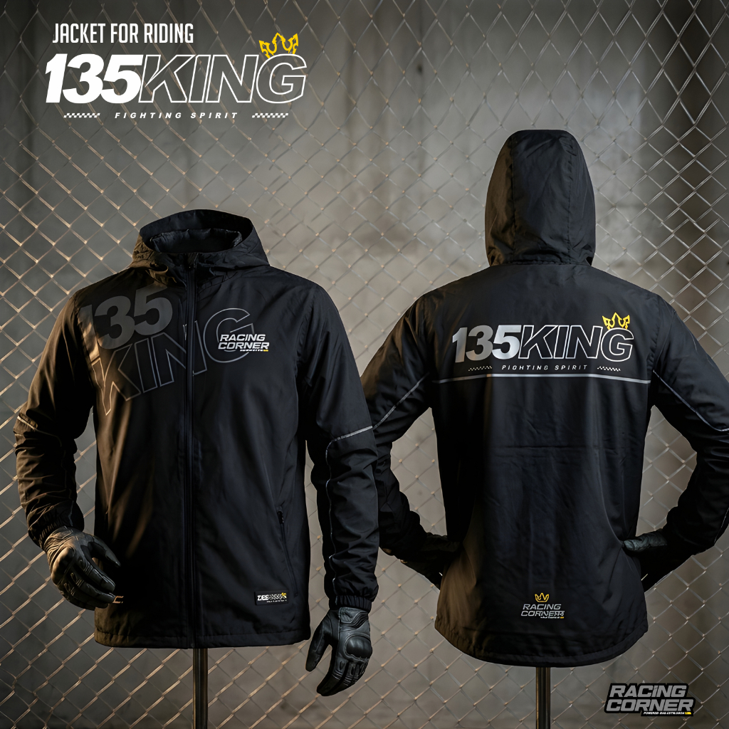 Rx-King 2-Stroke 2-Stroke Two-Stroke Premium Waterproof Full Printing Motorcycle Jacket | มุมซิ่ง