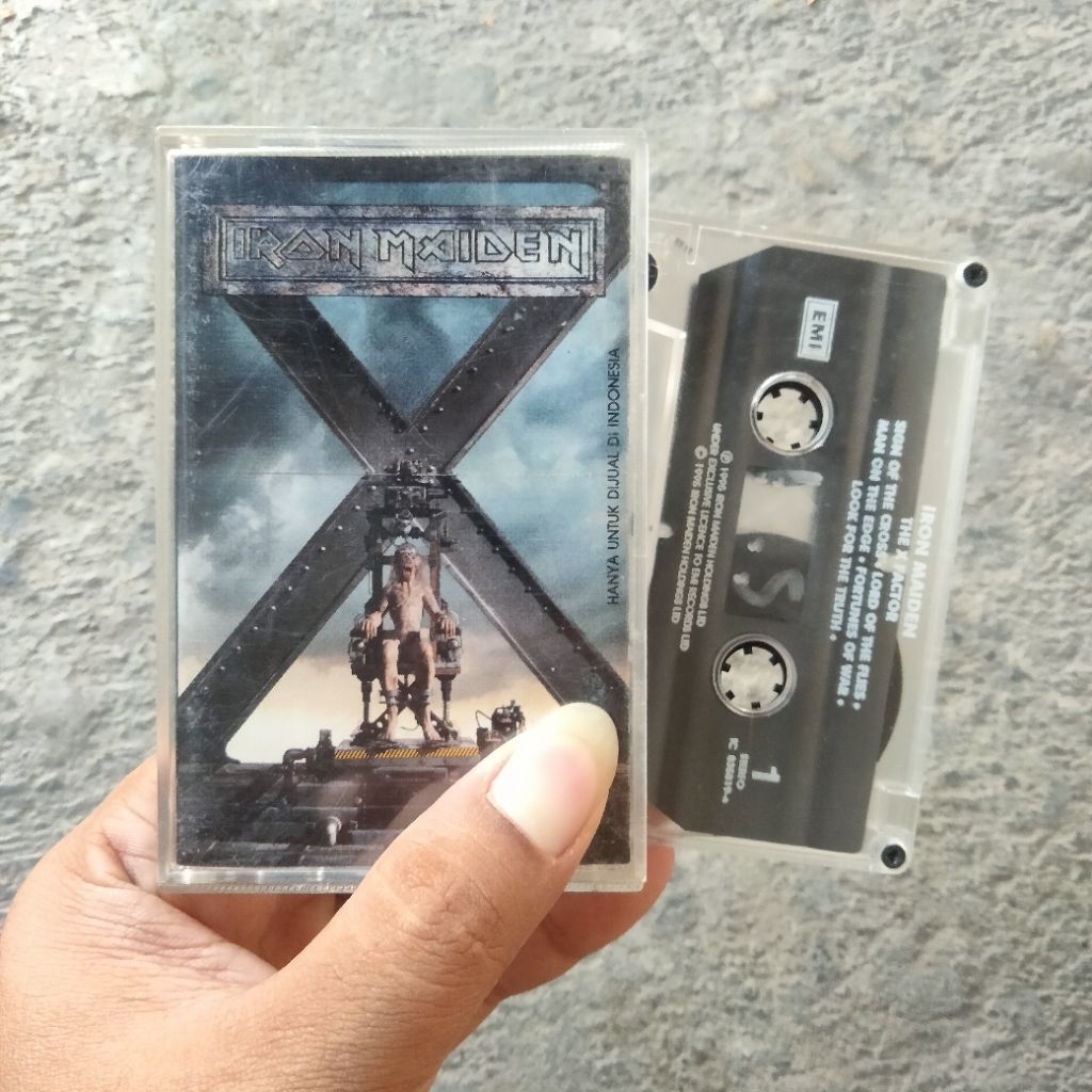 เทปคาสเซ็ท Iron Maiden - The X Factor