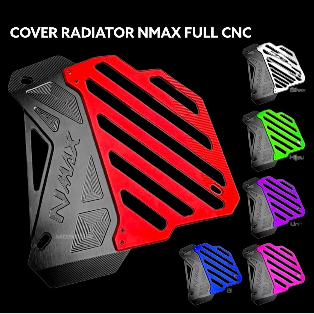 NMAX PREMIUM FULL CNC RADIATOR COVER NMAX AEROX LEXI ใหม่ OLD NMAX TURBO