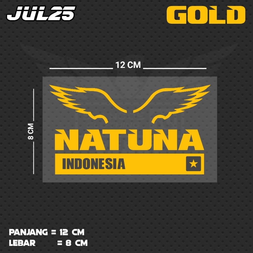 สติกเกอร์ตัด NATUNA INDONESIA | JUL25 KR