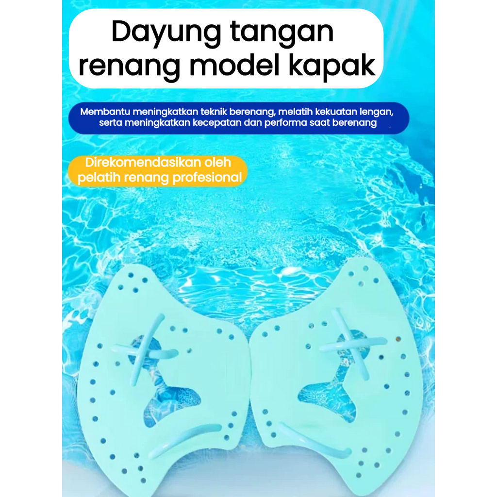 Paddle Hand Swimming Hand Paddle Professional ผู้ใหญ่ว่ายน้ําอุปกรณ์การฝึกอบรม Arm Strength Enhancer